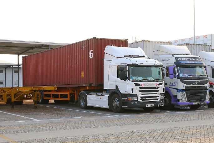 香港物流码头柜拖车，大陆到香港物流