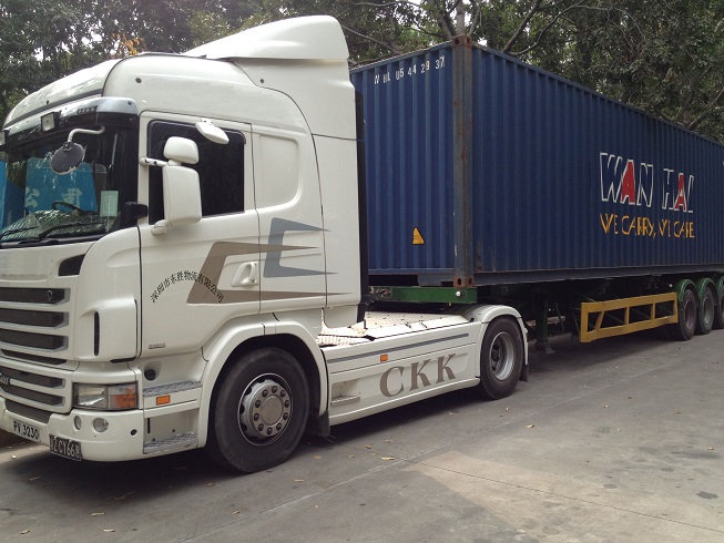 香港物流码头柜拖车，大陆到香港物流